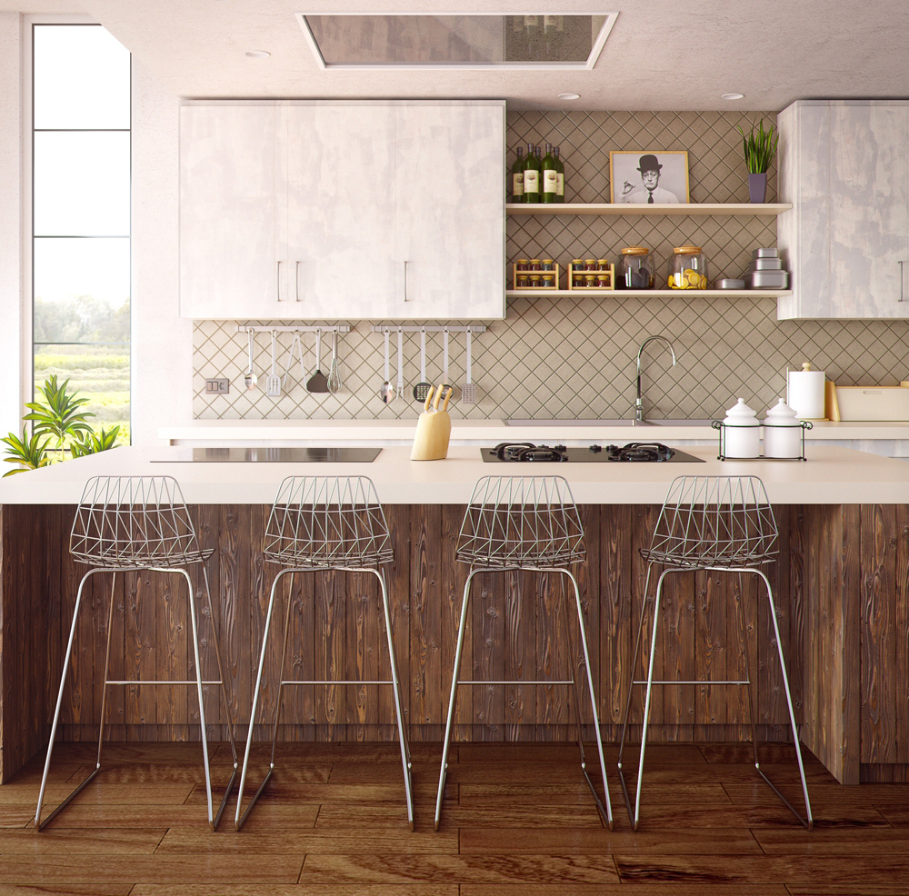 image showing a beautiful kitchen